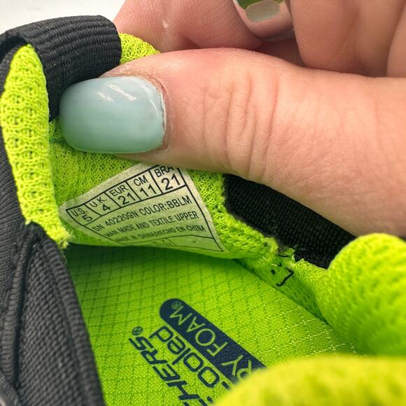 Skechers Air-Cooled Memory Foam Minecraft Mega-Craft Sneakers Size 5 NWT - Picture 3 of 9